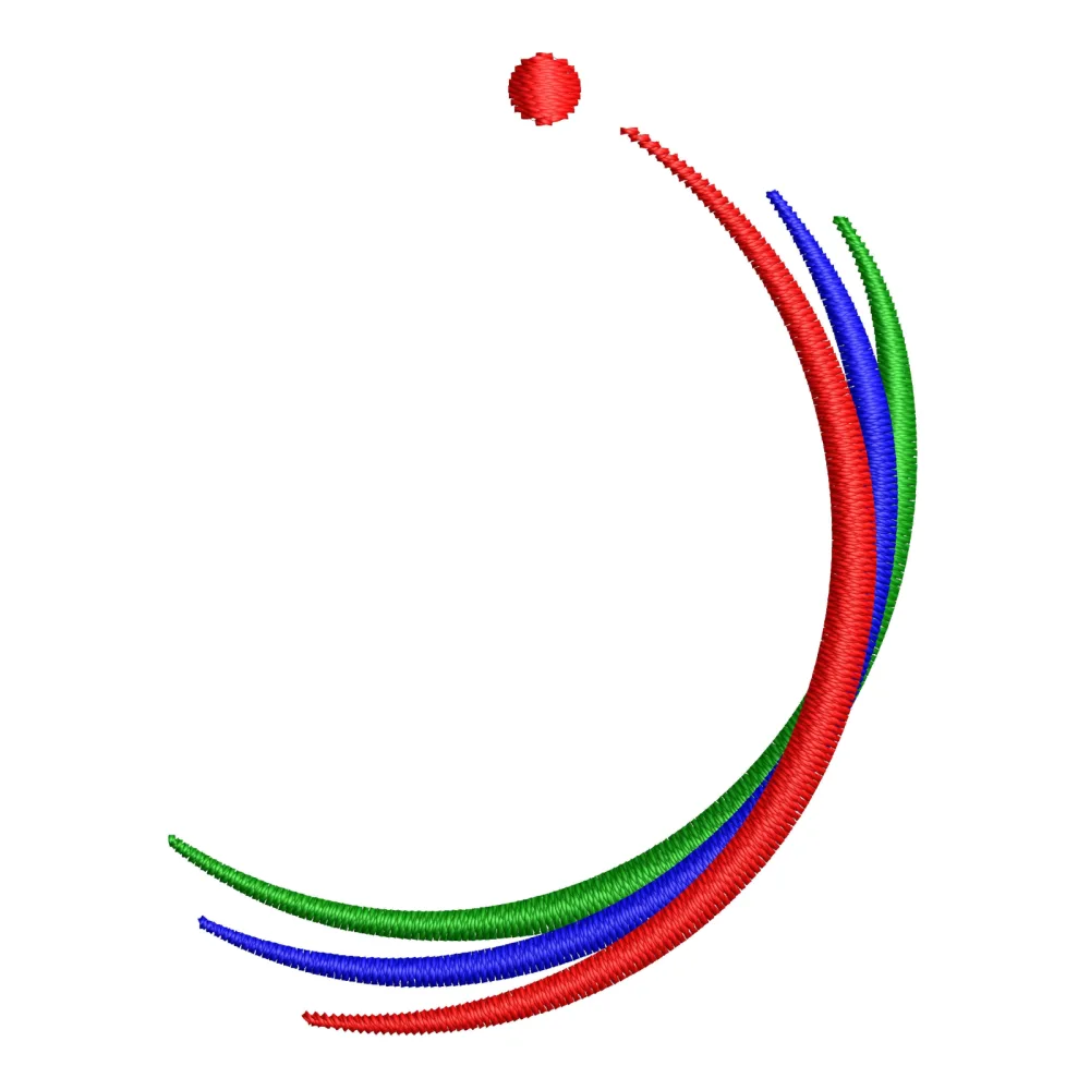 Rainbow Human Embroidery Design