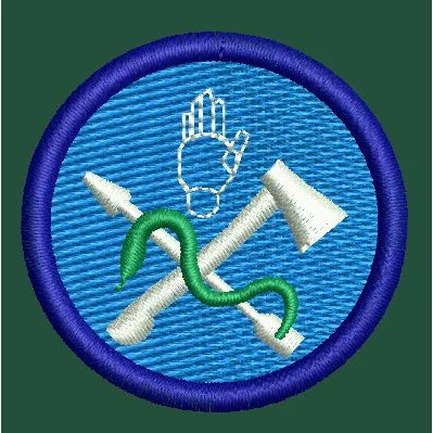 Medical and Tools Circular Patch Embroidery Design