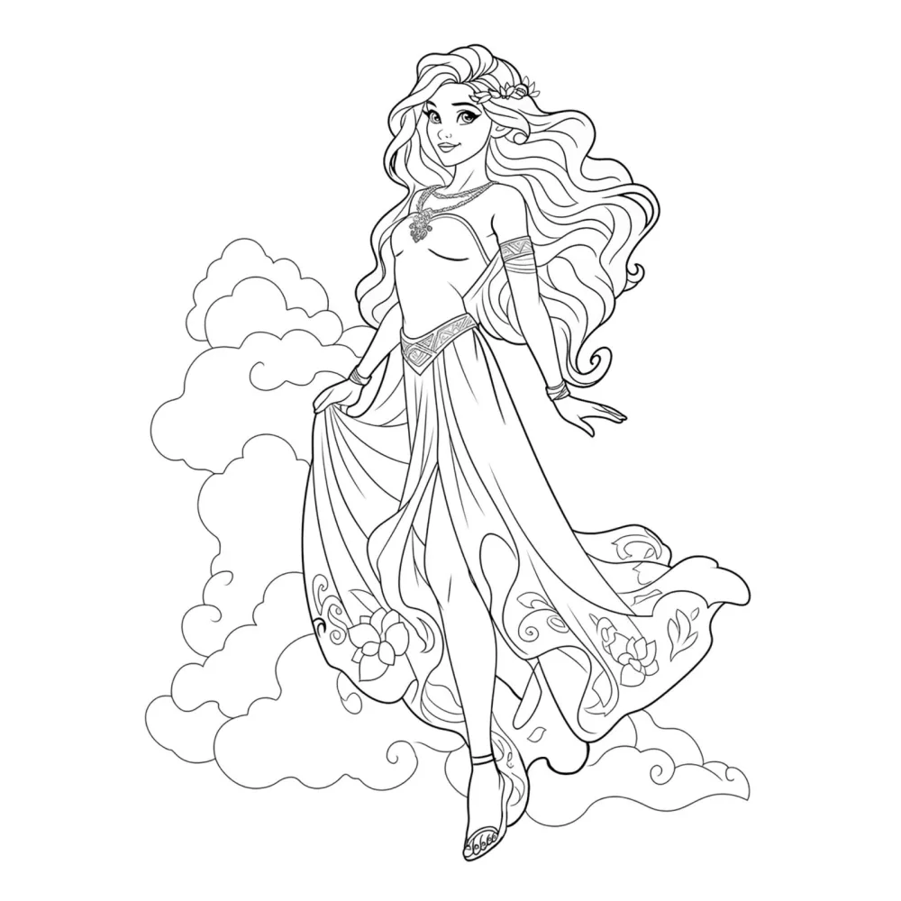 Princess Coloring Book 0441