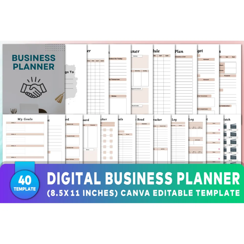 Business Planner Template