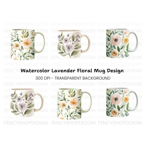 Floral Designs Clipart Bundle