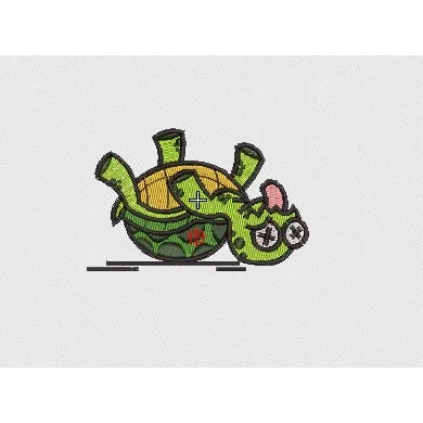 Turtle Embroidery Design