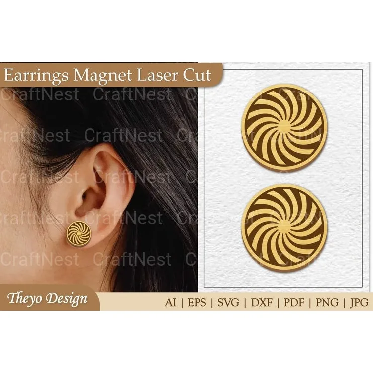 Earrings Magnet SVG Bundle