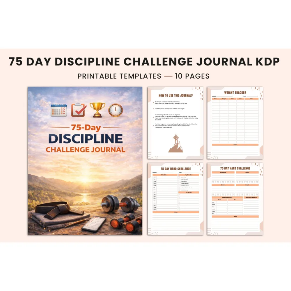 Day Discipline Challenge Journal