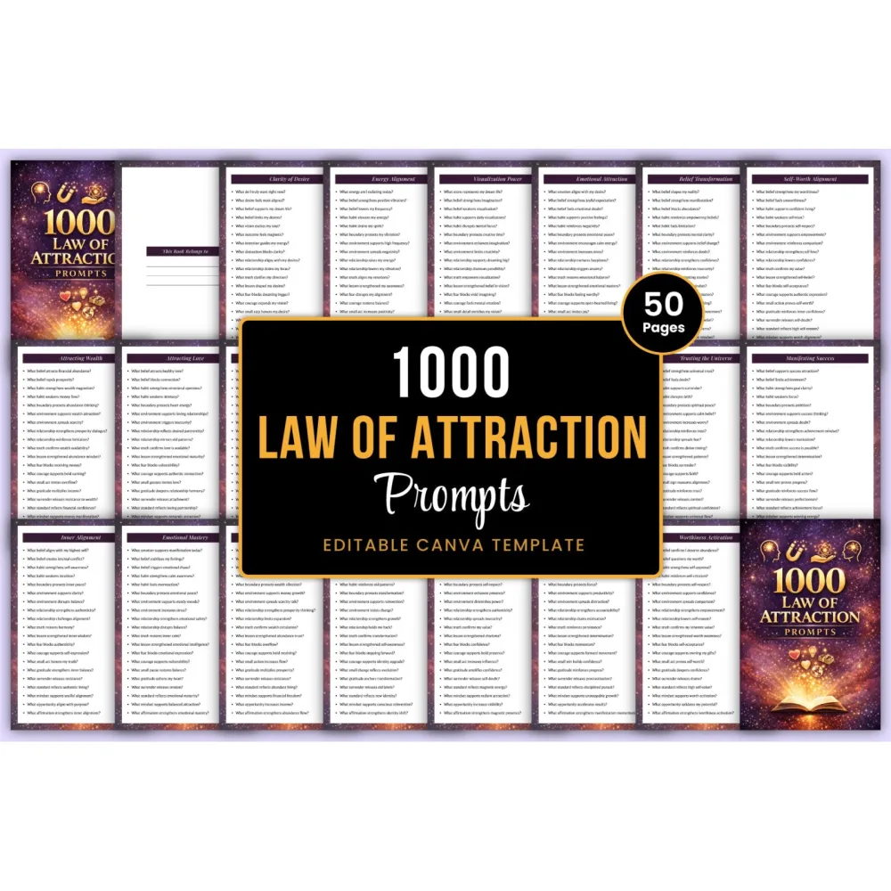 Law of Attraction Prompts for Manifestation