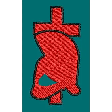 Spartan Helmet Embroidery Design