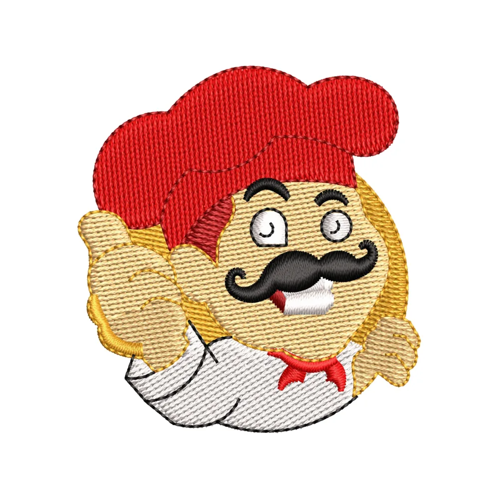 Chef Embroidery Design