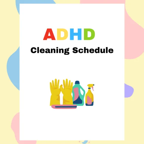 ADHD Cleaning Schedule Bundle