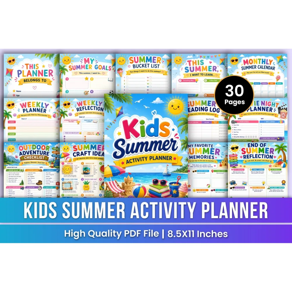 Kids Summer Activity Planner