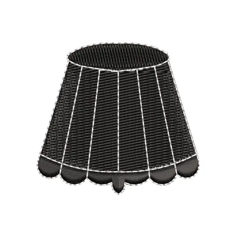 Lamp Shade Embroidery Design