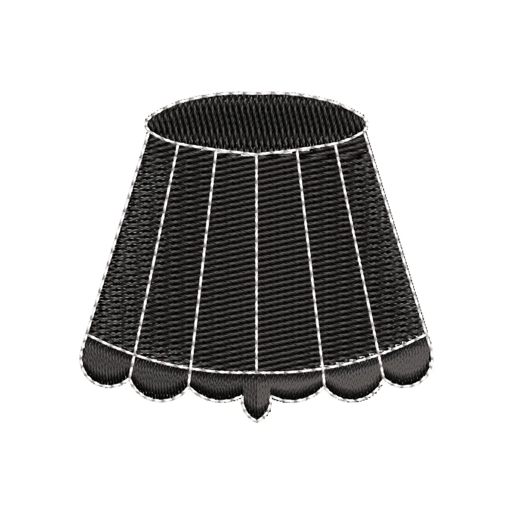 Lamp Shade Embroidery Design
