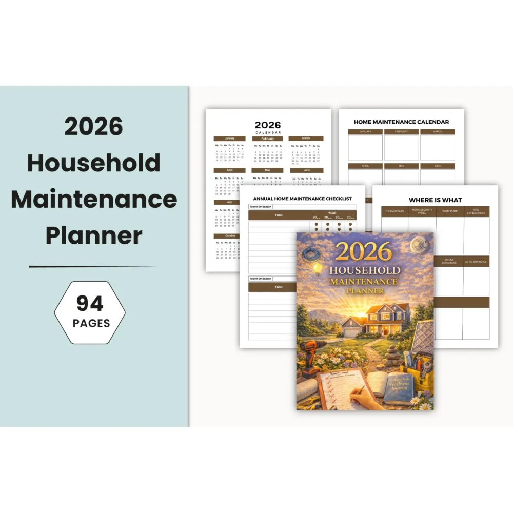 Household Maintenance Planner