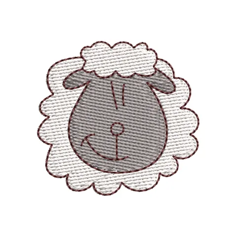 Sheep Embroidery Design