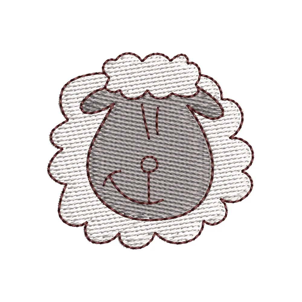 Sheep Embroidery Design