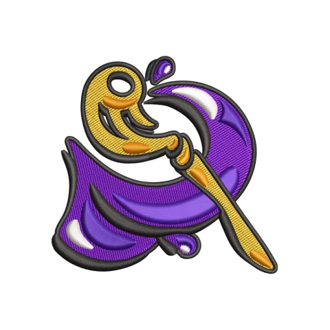 Drawing Brush Embroidery Design