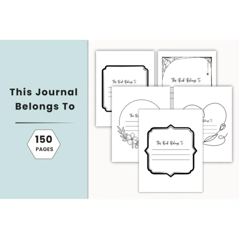 This Belongs To Journal
