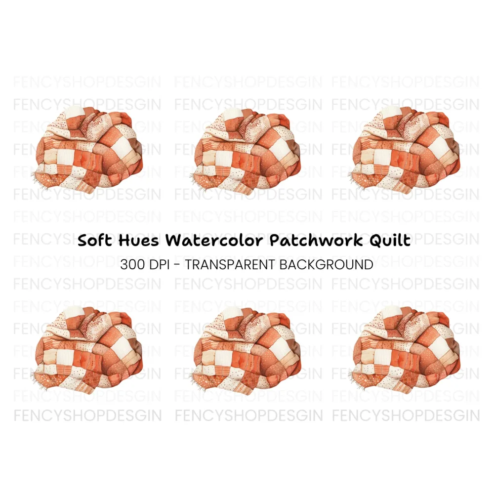 Folded Quilt Clipart Bundle
