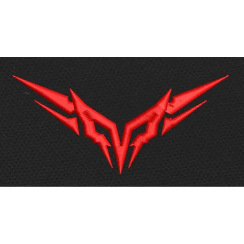 Crimson Blade Embroidery Design