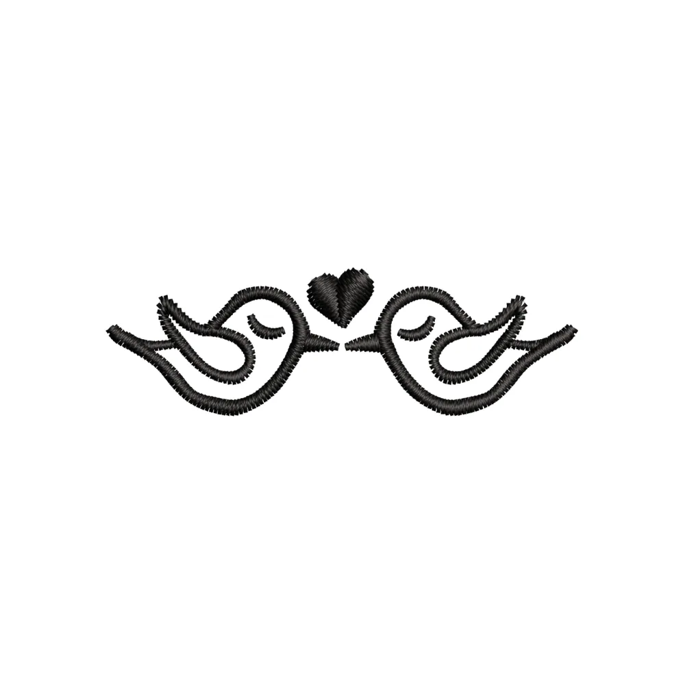 Love Birds Embroidery Design