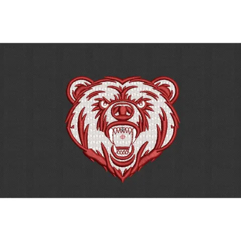 Bear Embroidery Design