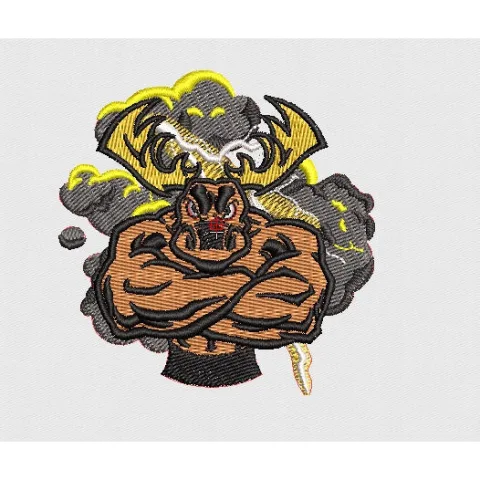 Bear Embroidery Design