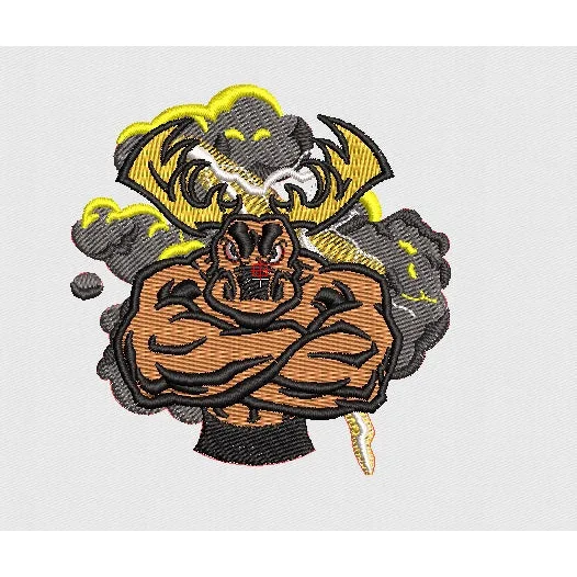 Bear Embroidery Design