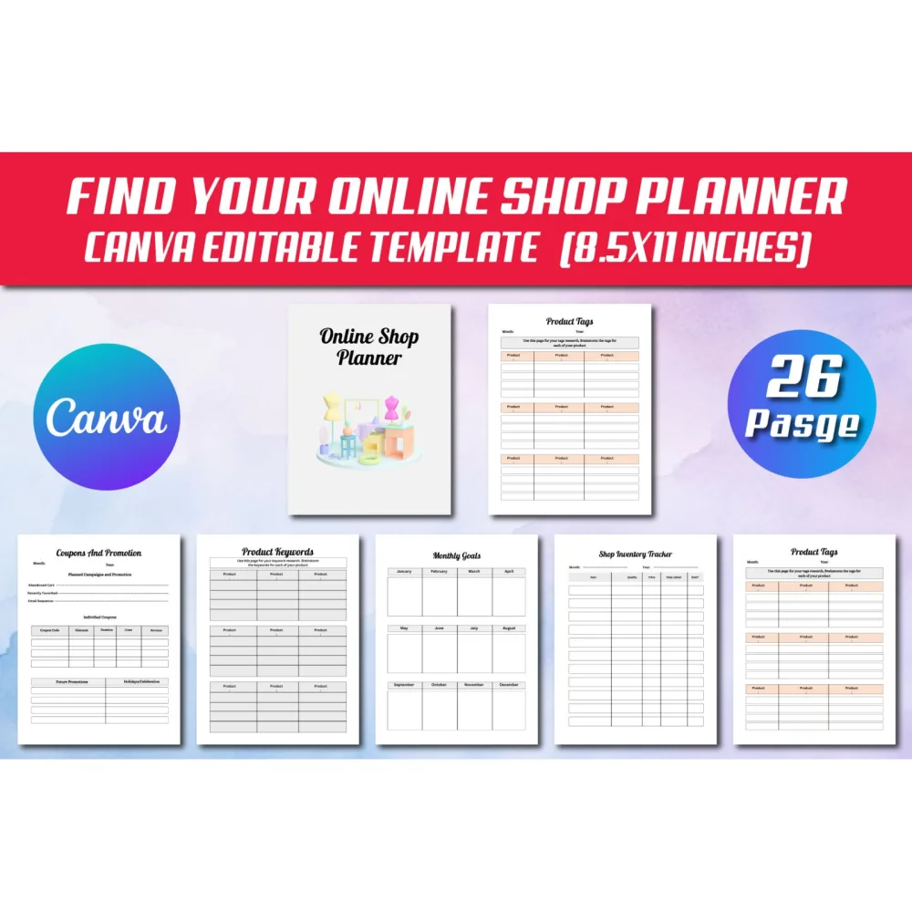 Online Shop Planner