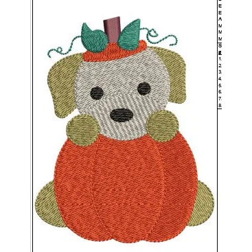 Cartoon Embroidery Design