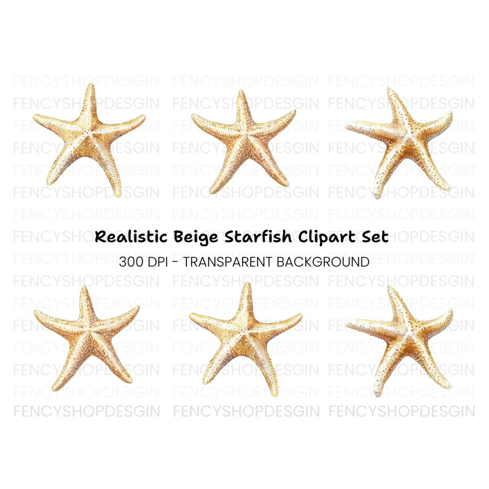Starfish Clipart Bundle