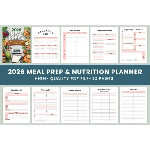 Meal Prep Nutrition Planner