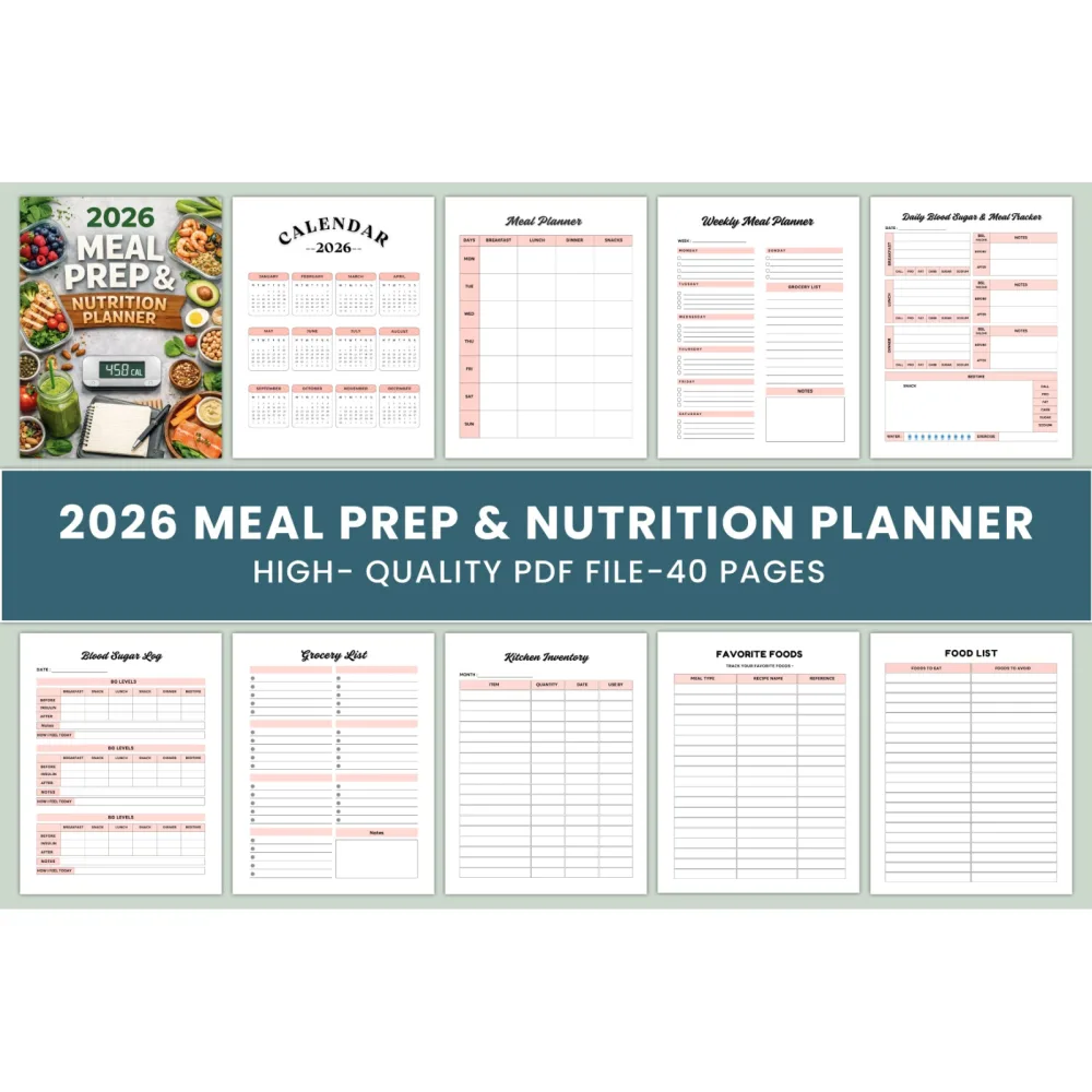 Meal Prep Nutrition Planner