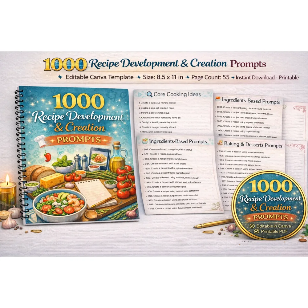 Recipe Development Creation Prompts
