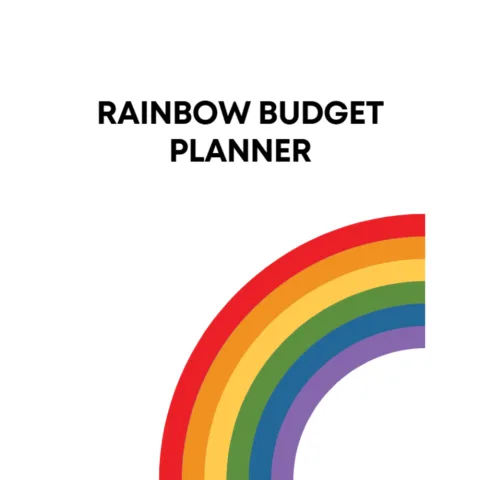 Rainbow Budget Planner Bundle 14