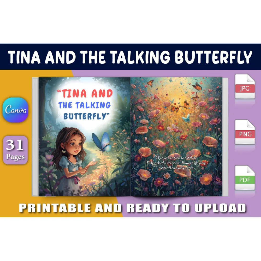 Tina and the Talking Butterfly Book