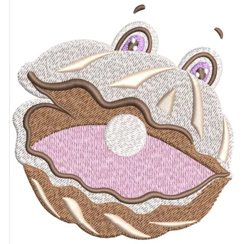 Oyster Embroidery Design