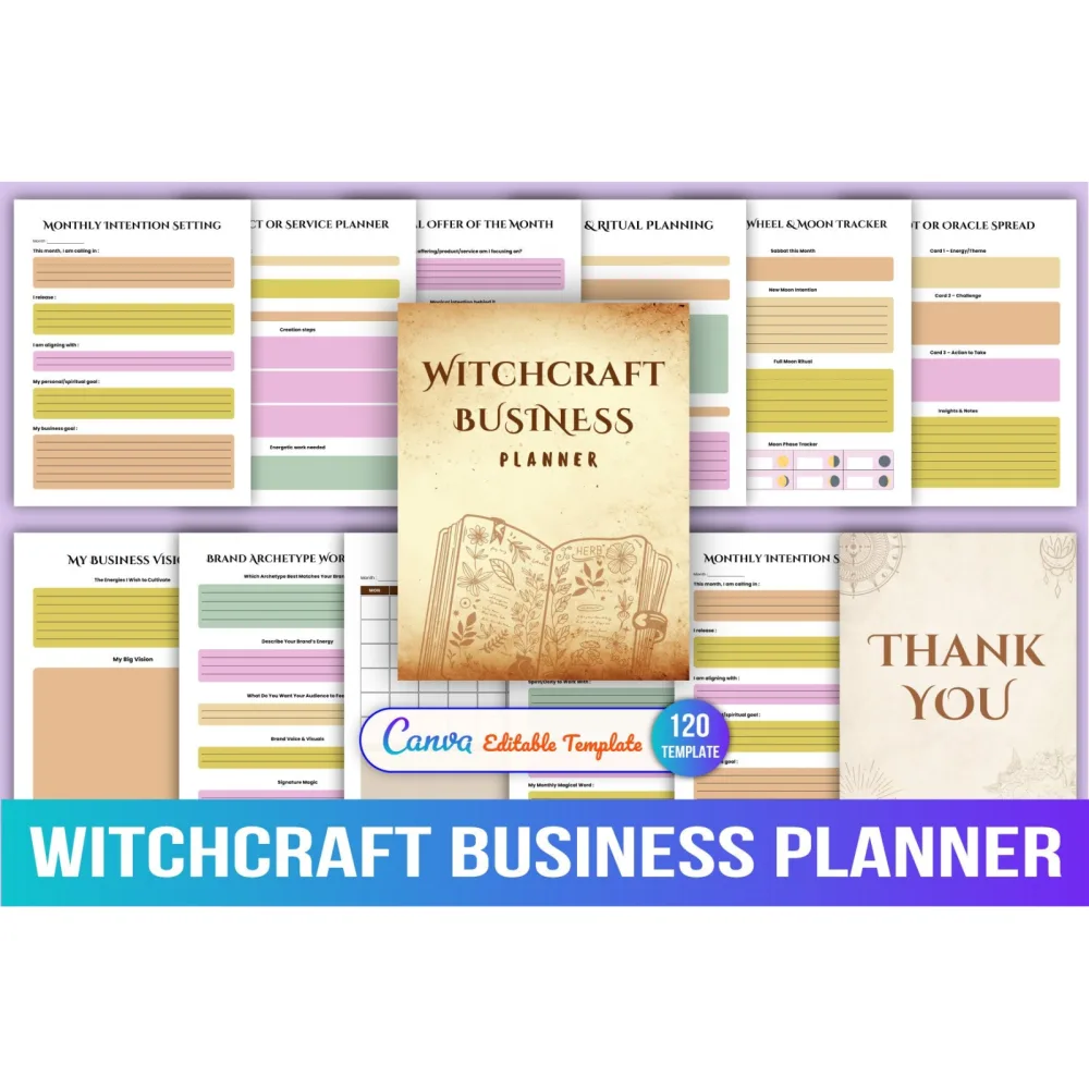 Witchcraft Business Planner
