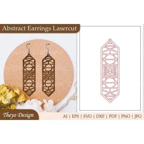 Earrings Lasercut SVG Bundle Collection
