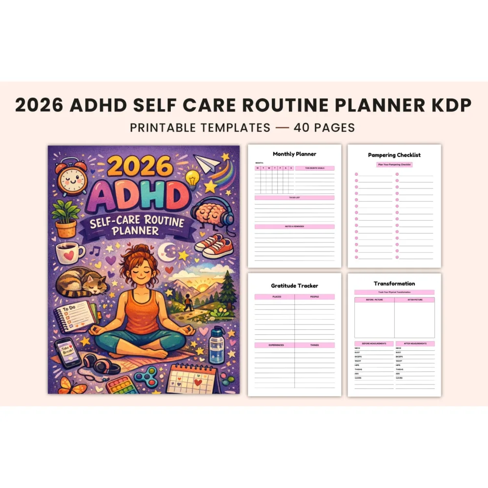 ADHD Self-Care Routine Planner