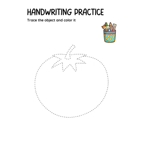 Trace and Color Objects Workbook