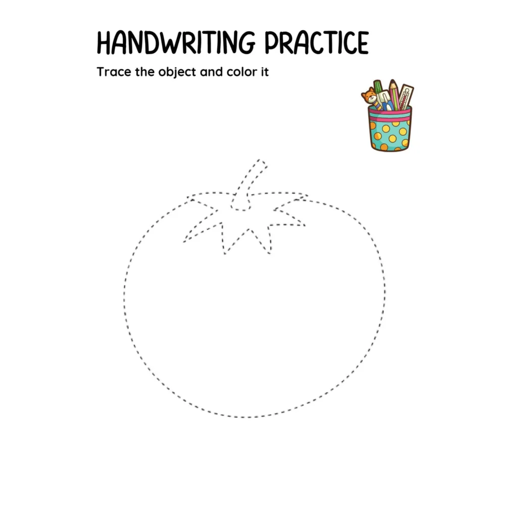 Trace and Color Objects Workbook