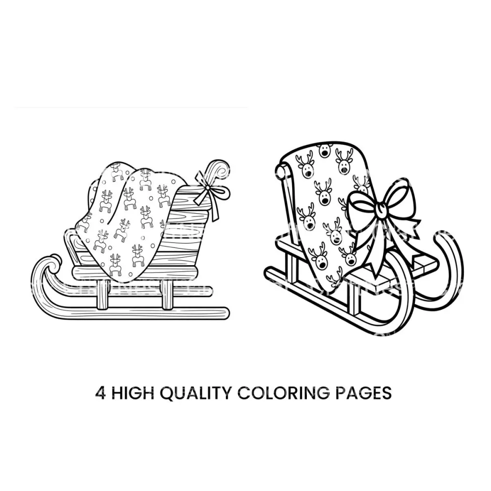 Christmas SleighsFun Coloring Books