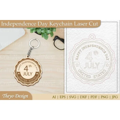 USA Keychain SVG Bundle