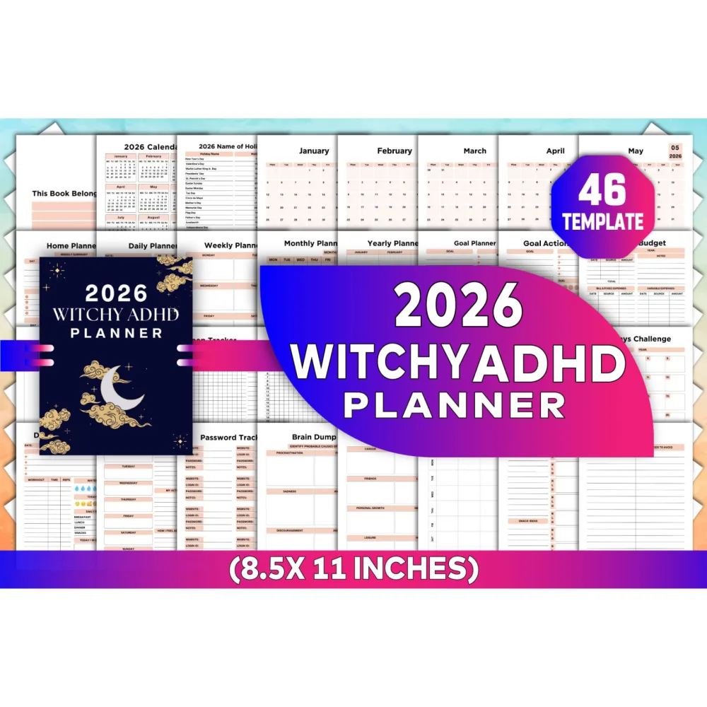 Witchy ADHD Planner