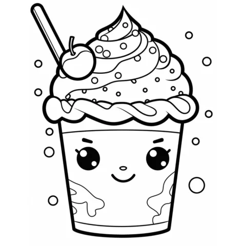 Kawaii Coloring Pages for Kids