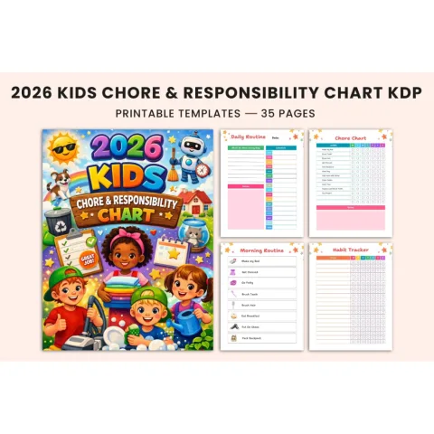 Kids Chore Responsibility Chart Planner