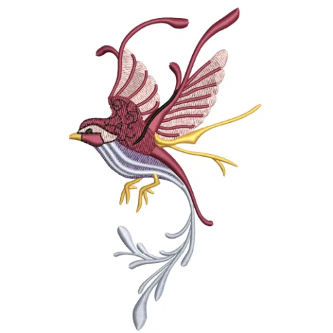 Sparrow Embroidery Design