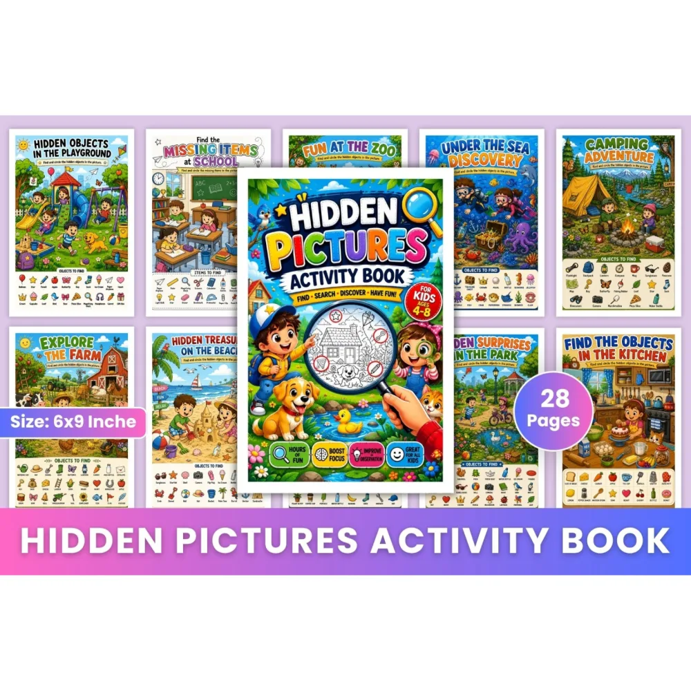 Hidden Pictures Activity Book