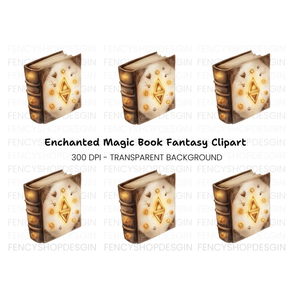 Mystical Grimoire Clipart Bundle