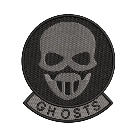 Ghost Embroidery Design