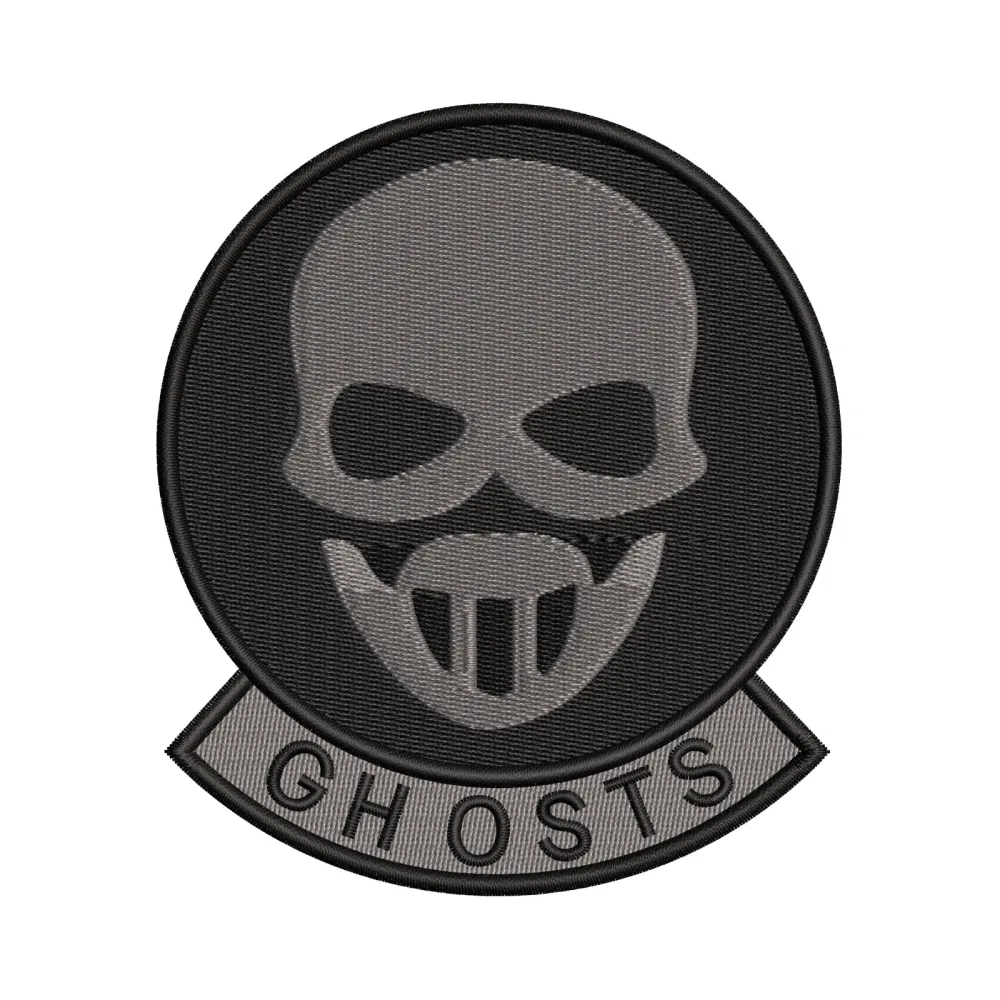 Ghost Embroidery Design